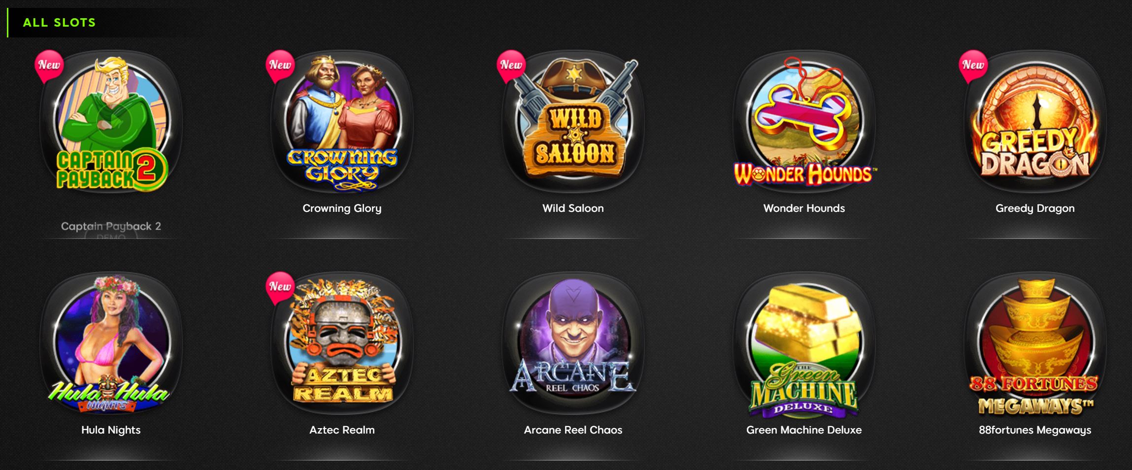 At 888 Casino there is a wide variety of slots.