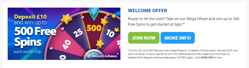 BGO is an excellent online casino