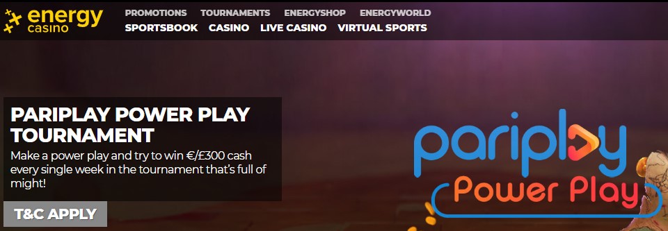 Energy Casino is one of the pages that offers the greatest advantages