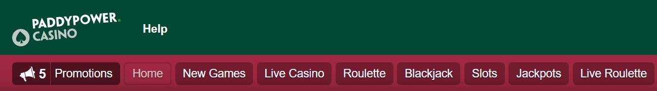 You can play a wide variety of games at the Paddy power casino.