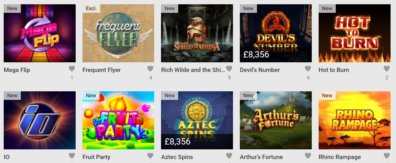 Unibet receives excellent reviews for its casino games.