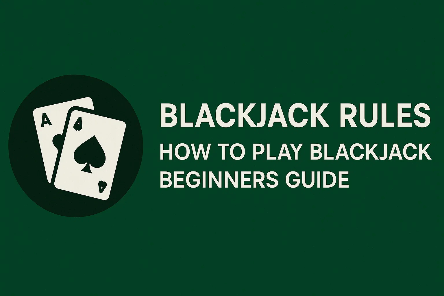 Blackjack Rules How To Play Black Jack Beginners Guide