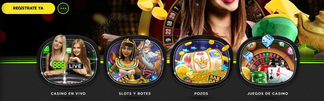 Some of the games in these online casinos.