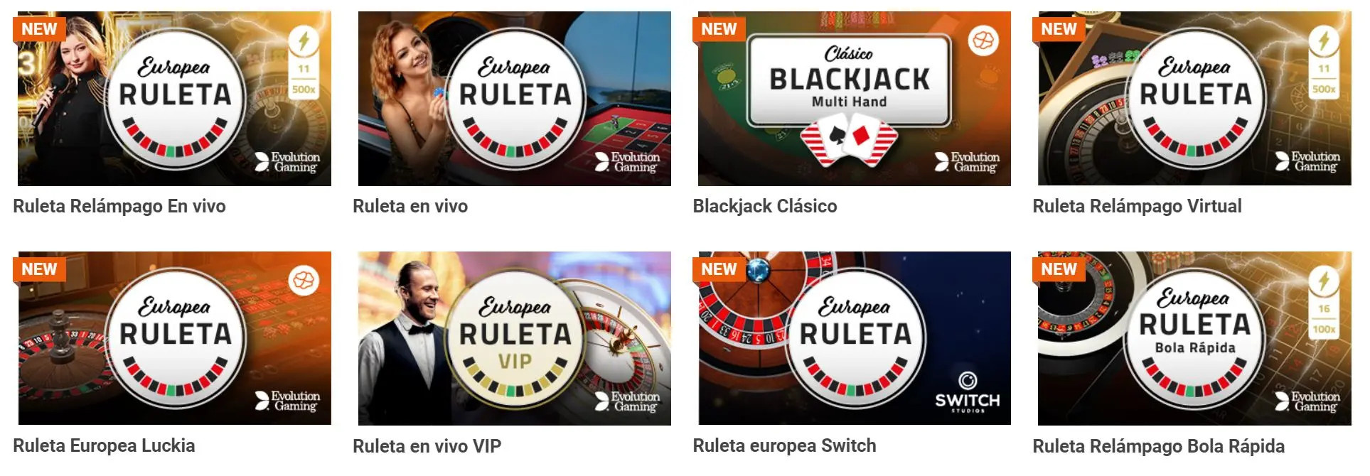 Roulette and poker are the star games of the Bolivia online casino.