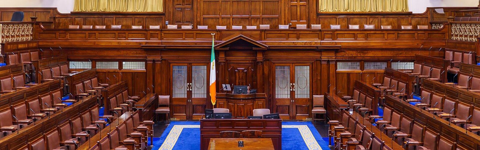 The Dáil chamber, where the Gambling Regulation Act 2024 was passed.